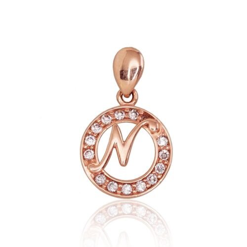 Gold pendant with Zirkons