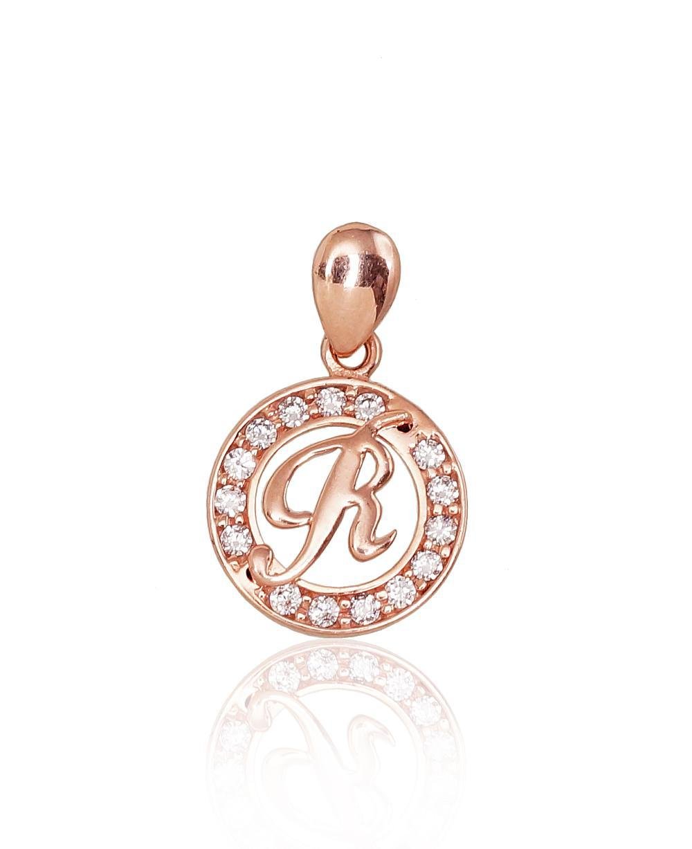 Gold pendant with Zirkons