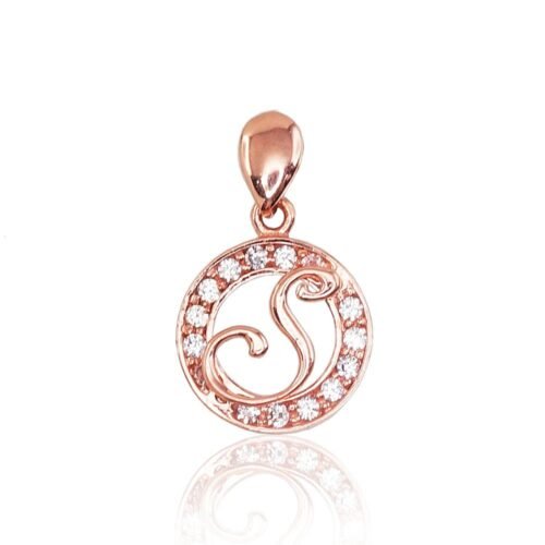 Gold pendant with Zirkons