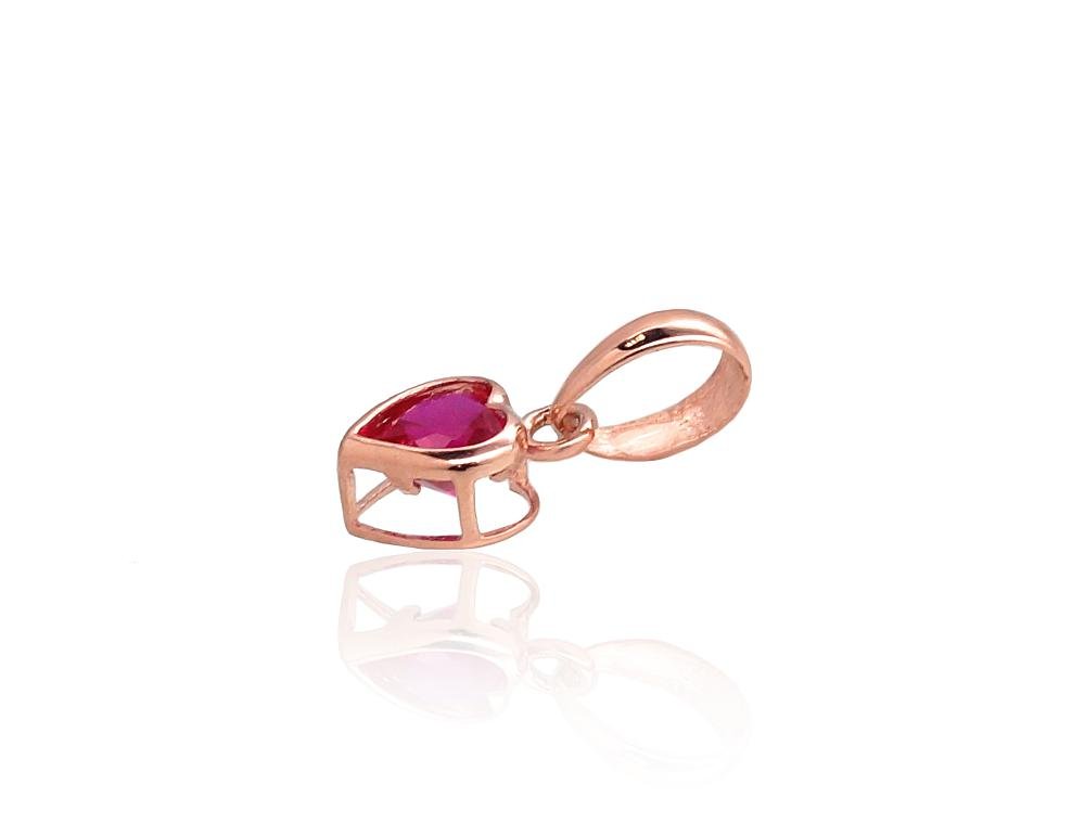 Gold pendant with Zirkons - Image 2