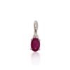 Gold pendant with Diamonds , Ruby