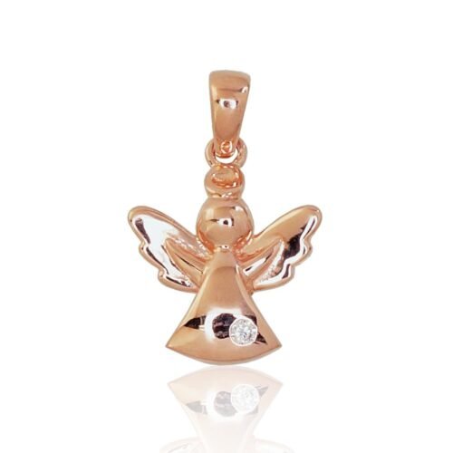 Gold pendant with Zirkons