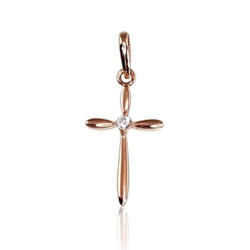 Gold pendant with Zirkons