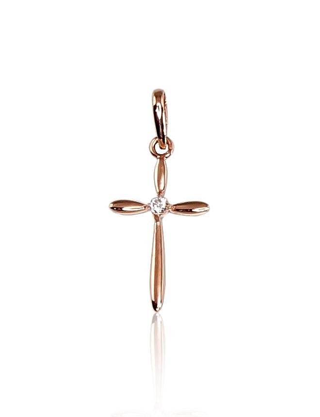 Gold pendant with Zirkons