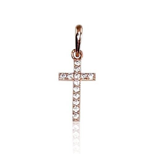 Gold pendant with Zirkons