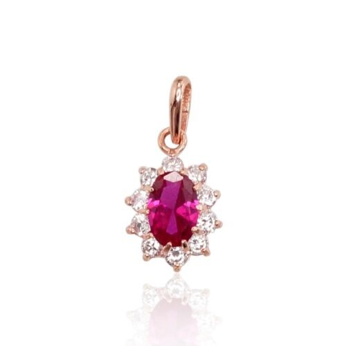 Gold pendant with Zirkons