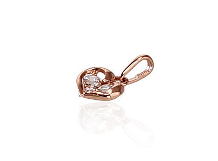 Gold pendant with Zirkons - Image 2