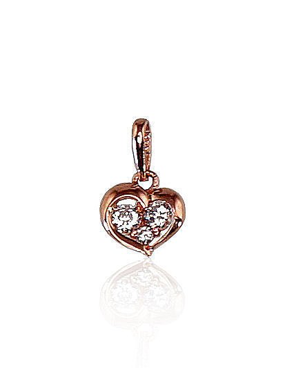 Gold pendant with Zirkons