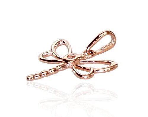 Alternative view of Gold pendant with Zirkons