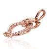 Gold pendant with Zirkons - Image 2