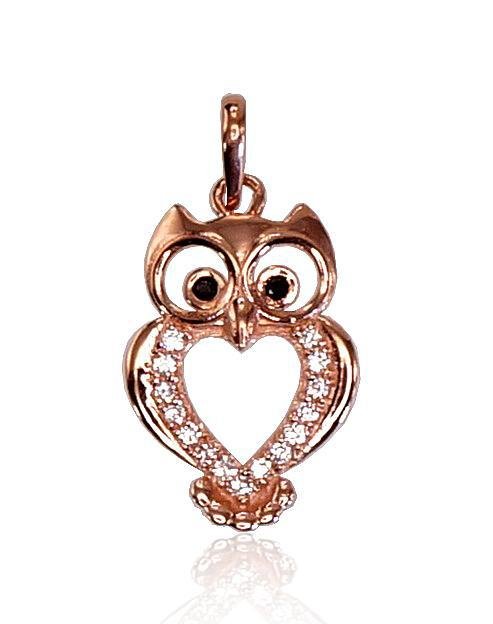 Gold pendant with Zirkons
