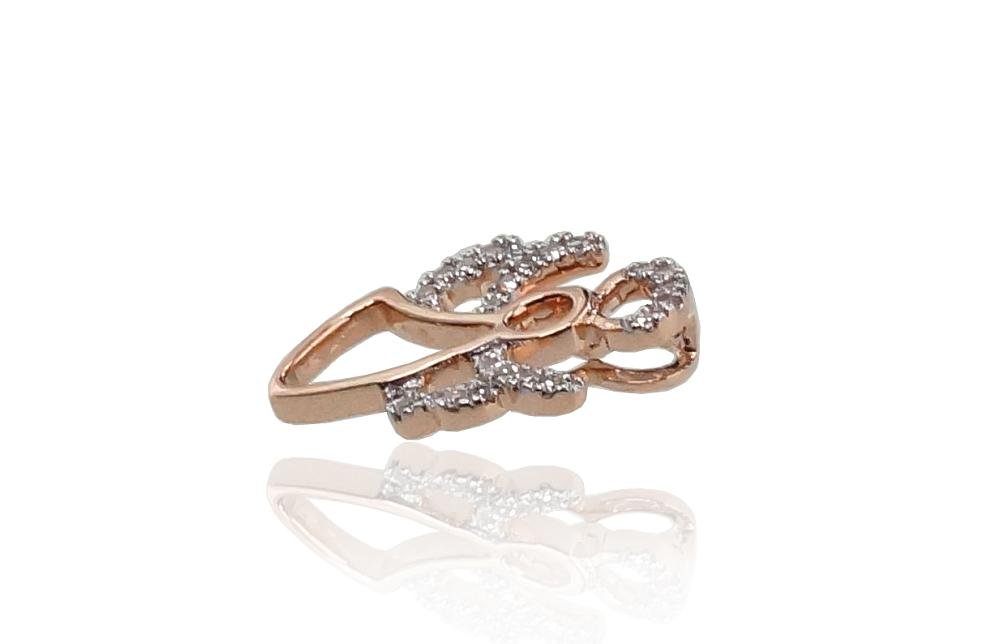 Gold pendant with Diamonds - Image 2