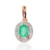 585 gold pendants with precious stones diamonds sapphire ruby emerald luxury jewelry