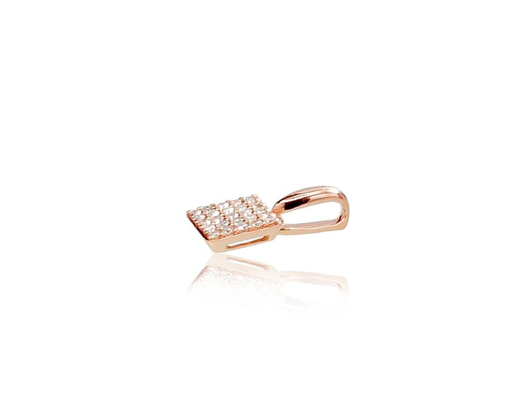 Gold pendant with Diamonds - Image 2