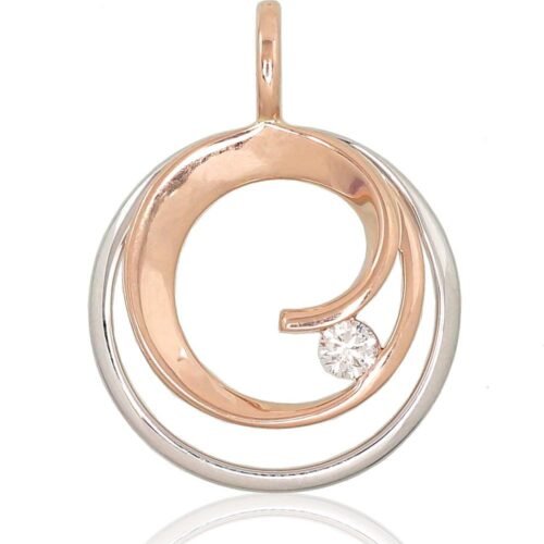 Gold pendant with Diamonds