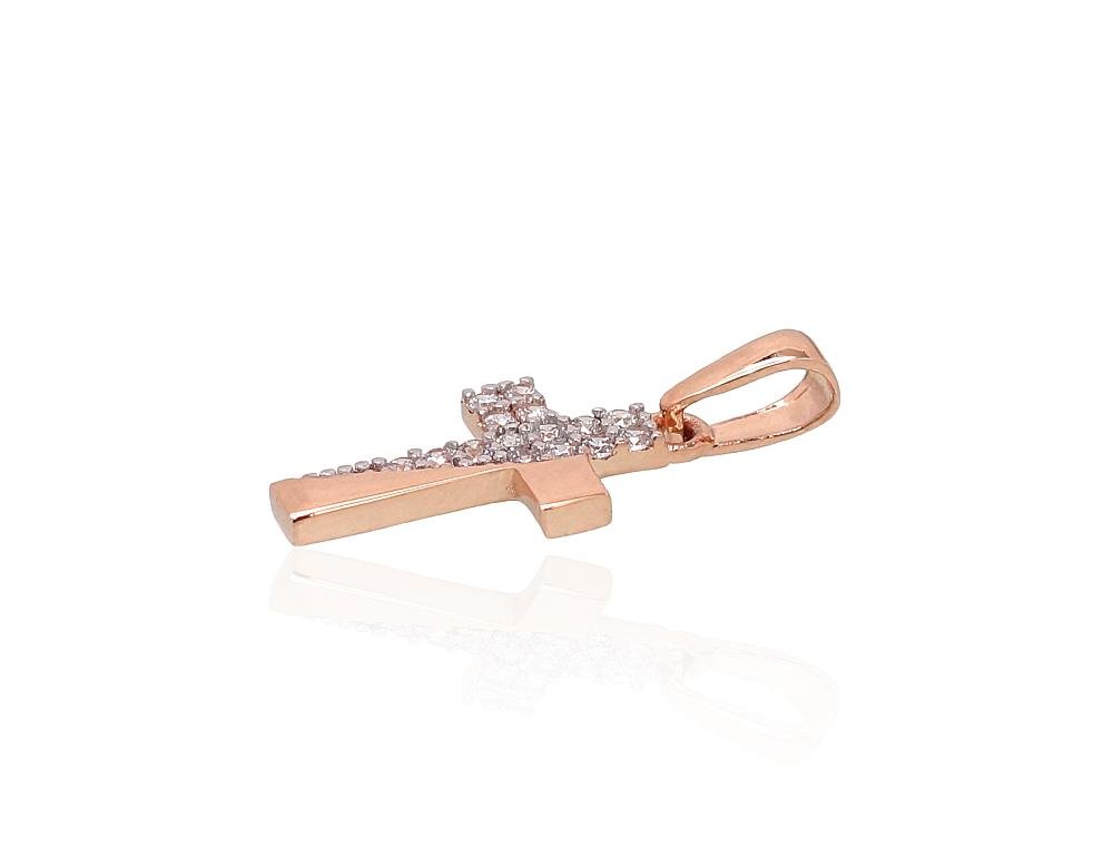 Gold pendant with Zirkons - Image 2