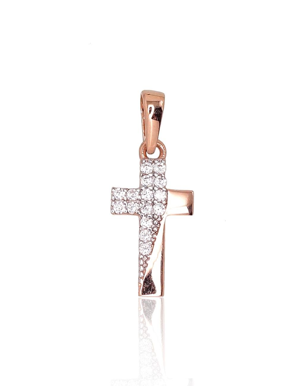 Gold pendant with Zirkons