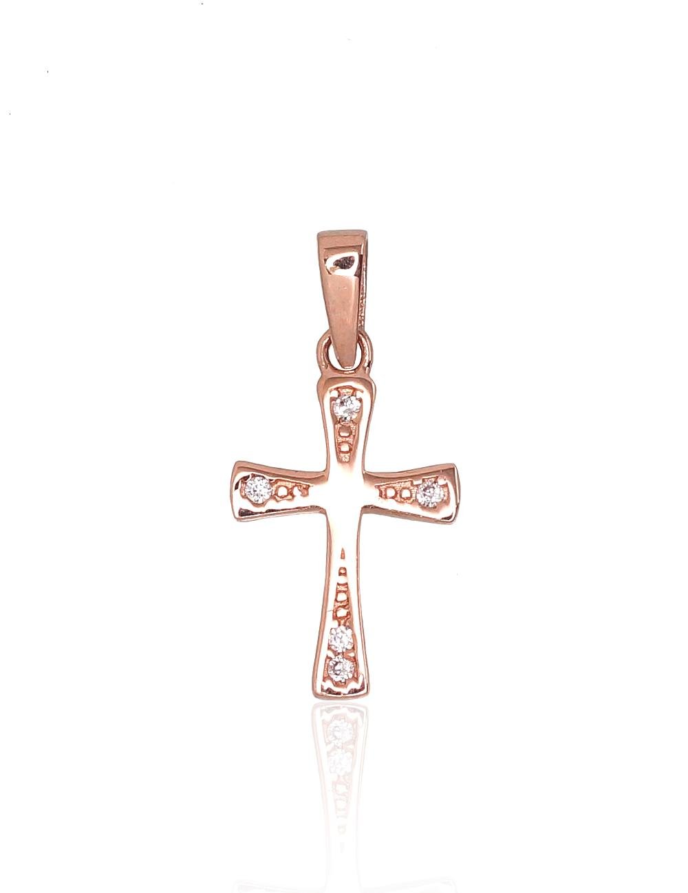 Gold pendant with Zirkons