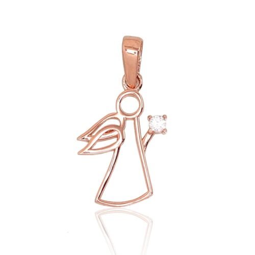 Gold pendant with Zirkons