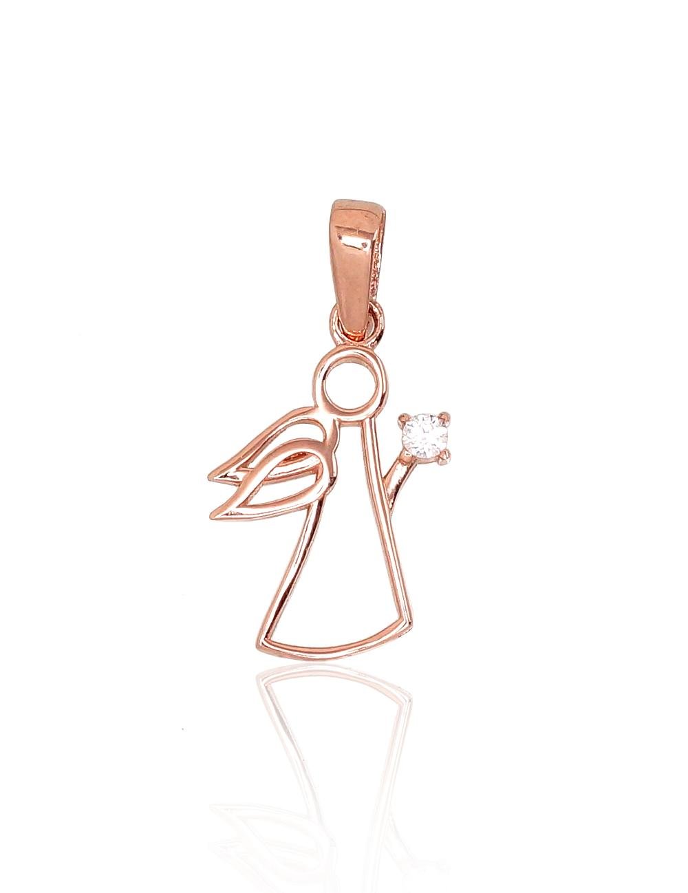 Gold pendant with Zirkons