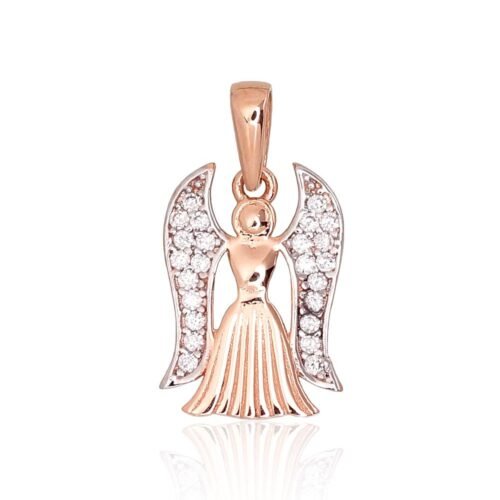 Gold pendant with Zirkons