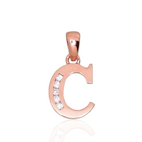 Gold pendant with Zirkons