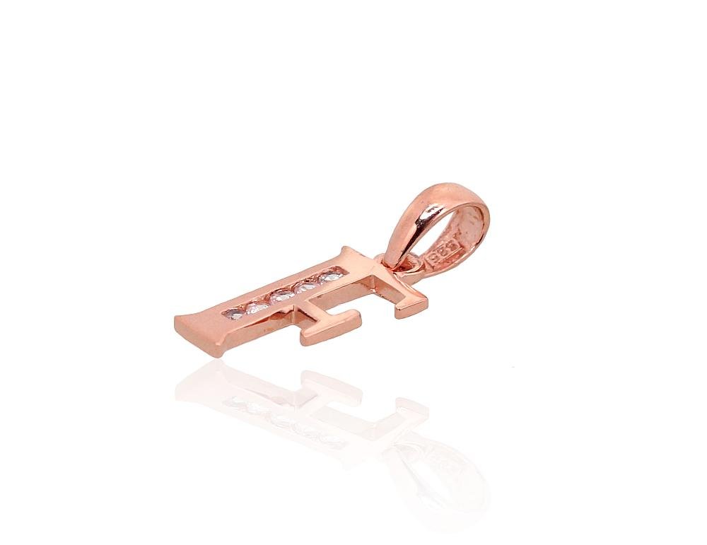 Gold pendant with Zirkons - Image 2