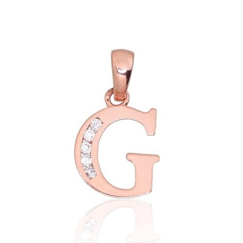 Gold pendant with Zirkons