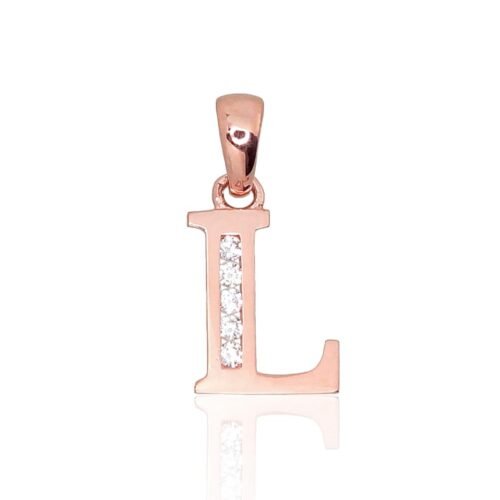 585 gold letter pendants alphabet initial necklaces for women and men