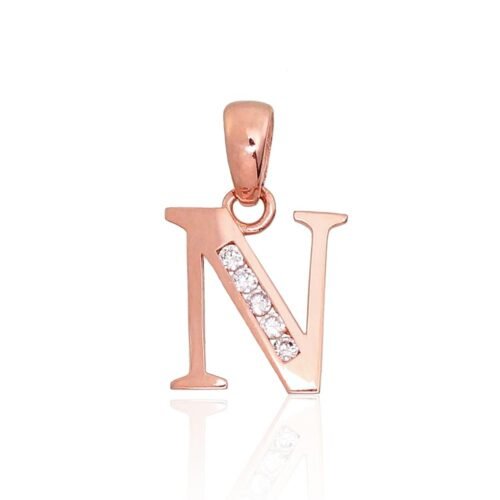 Gold pendant with Zirkons