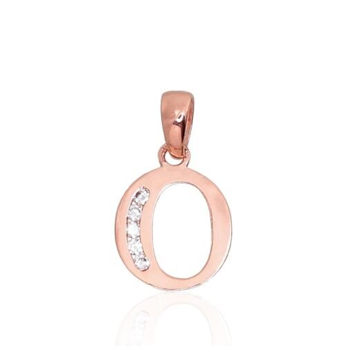 Gold pendant with Zirkons