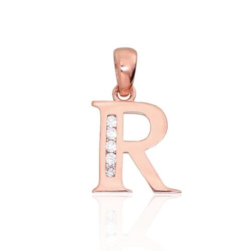 Gold pendant with Zirkons