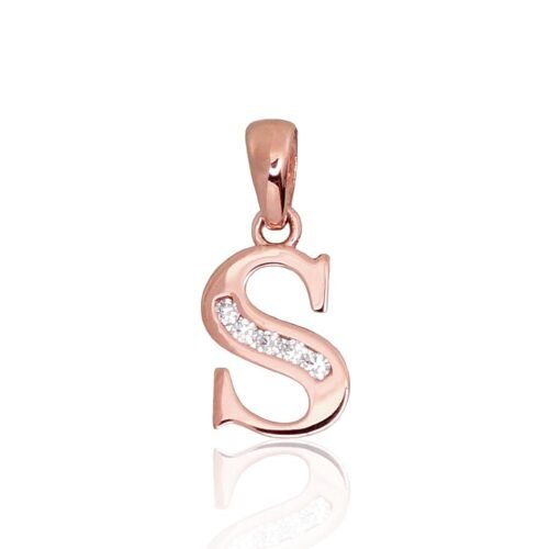 Gold pendant with Zirkons