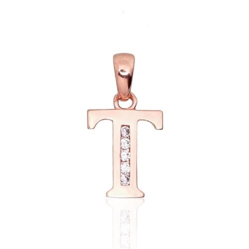Gold pendant with Zirkons