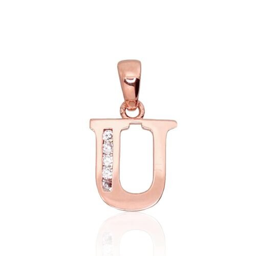 Gold pendant with Zirkons