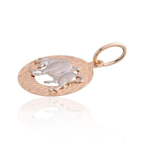 Alternative view of Gold pendant