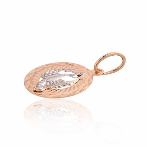 Alternative view of Gold pendant