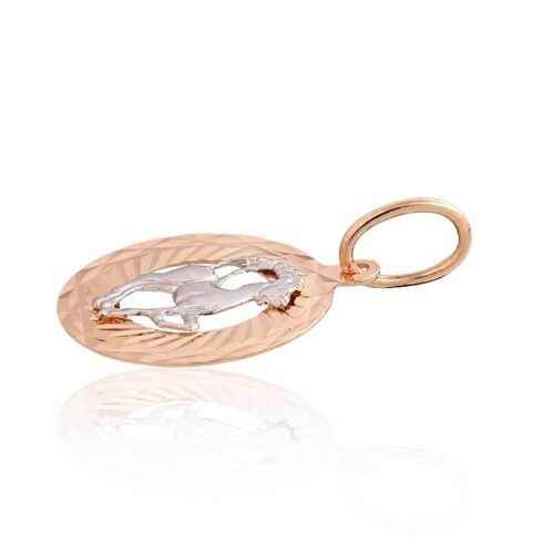 Alternative view of Gold pendant