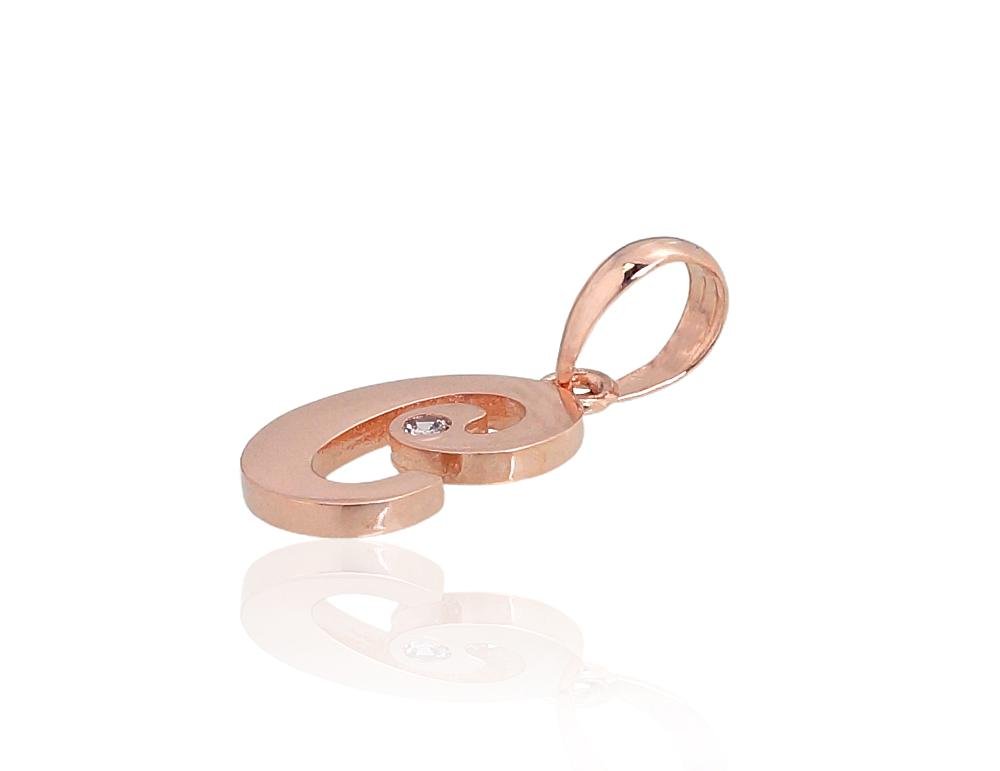 Gold pendant with Zirkons - Image 2