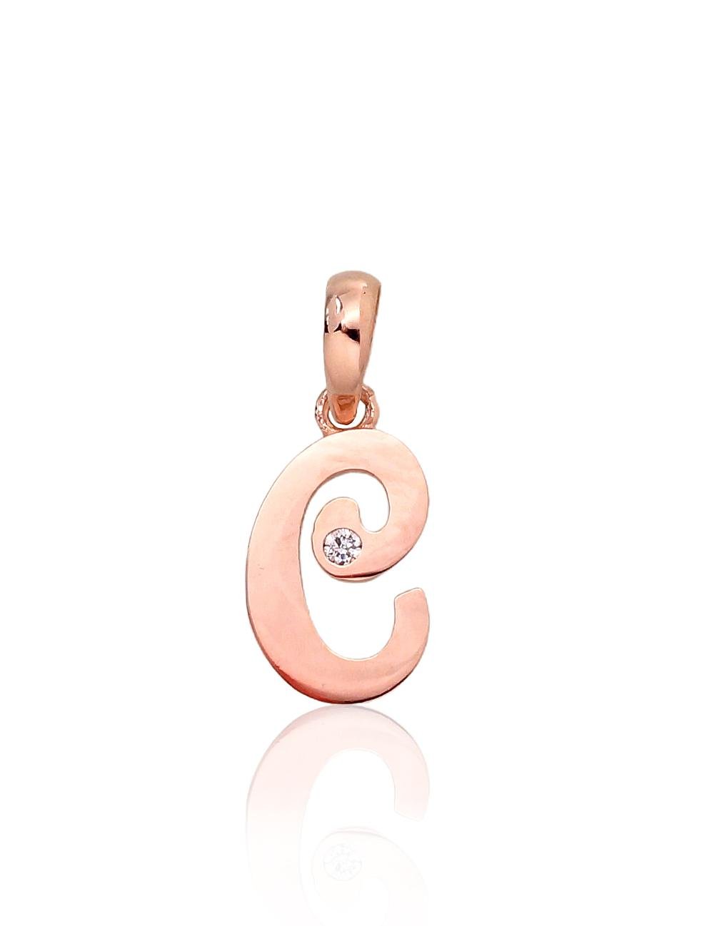 Gold pendant with Zirkons