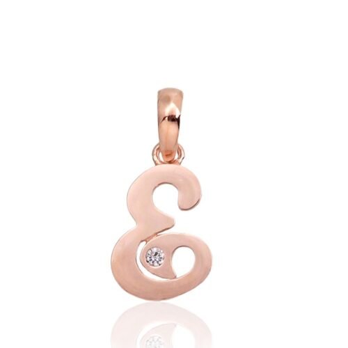Gold pendant with Zirkons