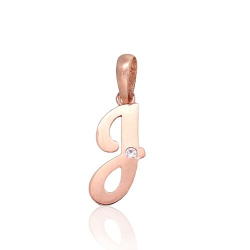 Gold pendant with Zirkons