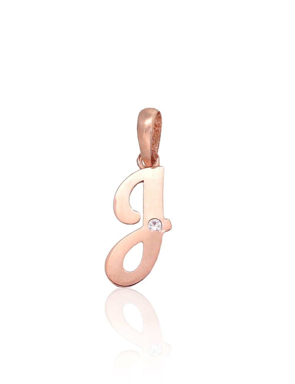 Gold pendant with Zirkons