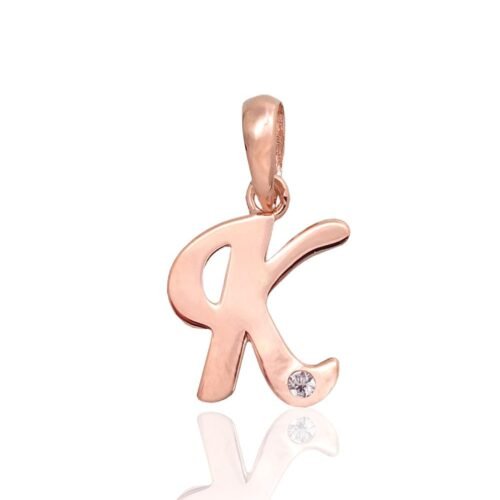 Gold pendant with Zirkons