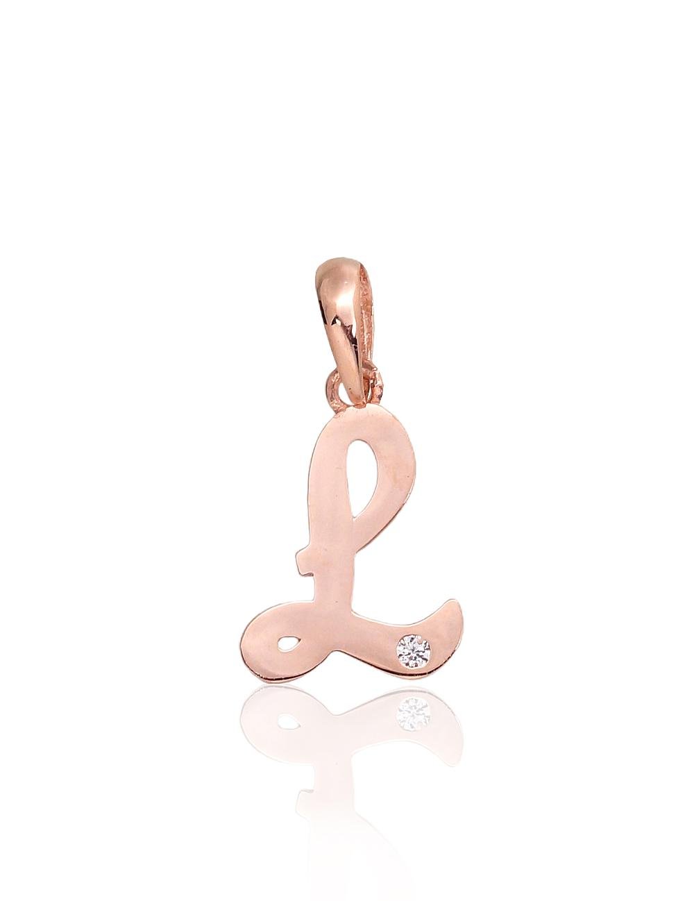 Gold pendant with Zirkons