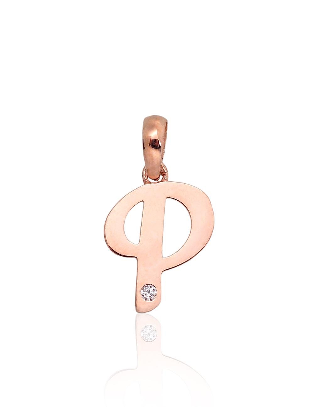 Gold pendant with Zirkons