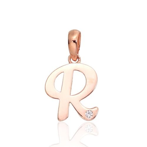 Gold pendant with Zirkons
