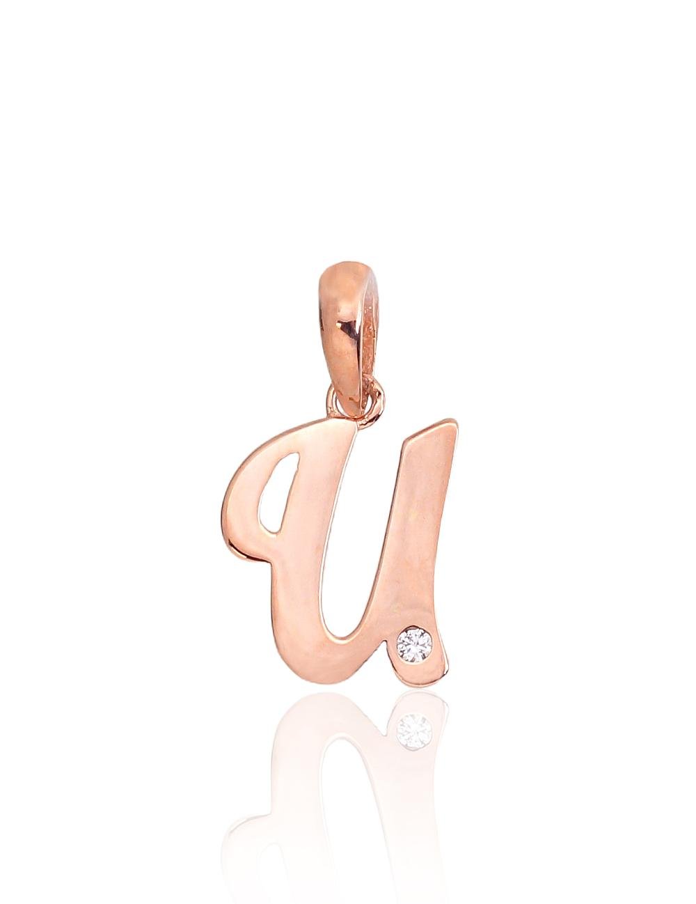 Gold pendant with Zirkons