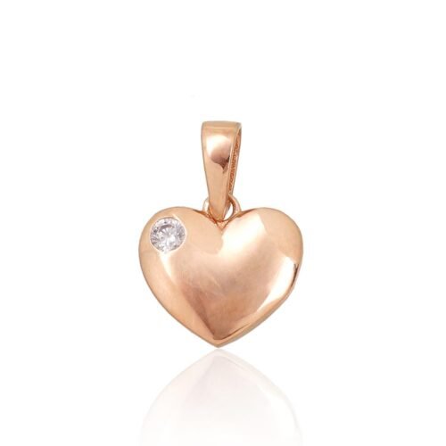 Gold pendant with Zirkons