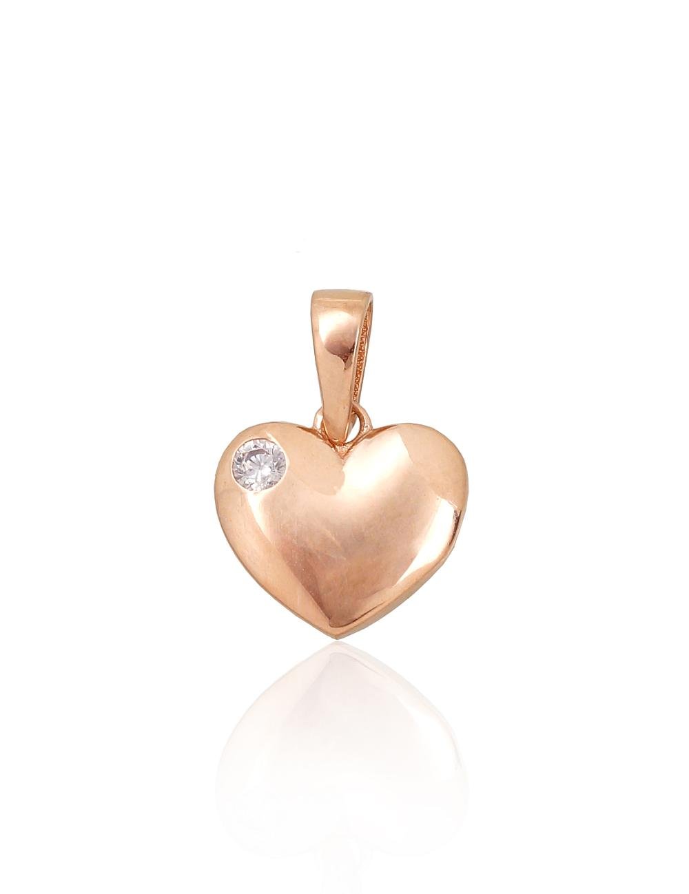 Gold pendant with Zirkons